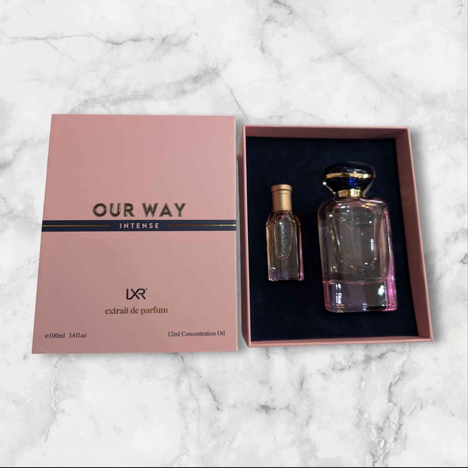 Our Way Intense LXR Gift Set EDP 100ml & 12ml oil