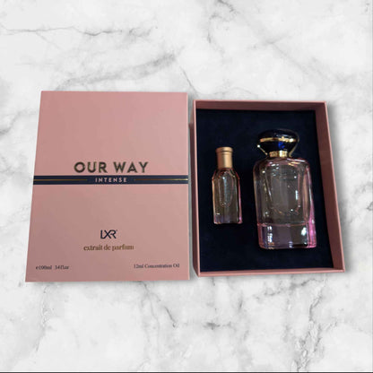 Our Way Intense LXR Gift Set EDP 100ml & 12ml oil